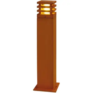 SLV Rusty led 70 carre, borne, fonte rouillée, led 3000k, ip55