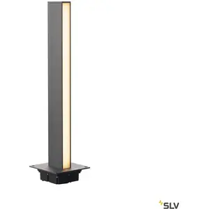 SLV H-pol 60, borne extérieure, anthracite, led, 18w, 3000k, ip55
