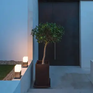 Comparateur de prix : SLV Lampe pour socle Square Pole, hauteur 30 cm, gris, acier inoxydable