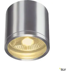 Comparateur de prix : SLV Rox, plafonnier extérieur, alu brossé, gu10/qpar111, 50w max, ip44