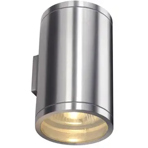 Comparateur de prix : SLV ROX WALL OUT UP DOWN, applique extérieure, alu brossé, QPAR11 max. 2x5