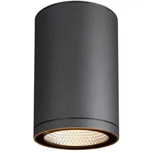 SLV buiten plafondlamp Enola Round L - antraciet pas cher