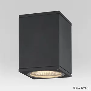 Plafonnier extérieur carré SLV ENOLA SQUARE avec LED intégrée - 8,6 x 8,6 x 12,5 cm pas cher