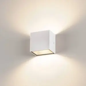 Comparateur de prix : SLV Sitra Cube applique d'extérieur LED, blanc