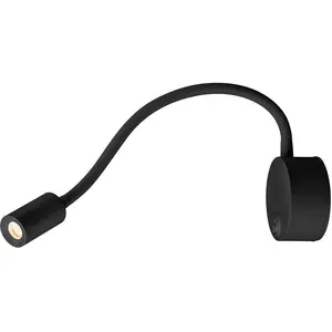 Comparateur de prix : Applique à flexible orientable Dio Flex Plate noir 1,9 w 3000 k SLV