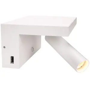 SLV Fido, applique, blanc, led 6,6w 3000k, avec variation