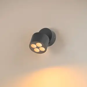 Comparateur de prix : SLV Applique d'extérieur LED R-Cube, anthracite, aluminium, Ø 10 cm
