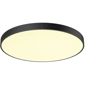 SLV Plafonnier MEDO PRO 90 intérieur rond noir LED 75W IP 50 IK02 UGR pas cher