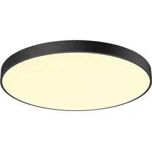 SLV Plafonnier MEDO PRO 90 intérieur rond noir LED 74W IP 50 IK02 UGR pas cher