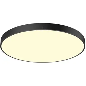 SLV Plafonnier LED MEDO PRO 90 intérieur rond noir LED 75W IP 50 IK02 ... pas cher