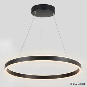 Suspension Led One 60 Intérieur Up/down Noir Led 24w - Slv - 1004759