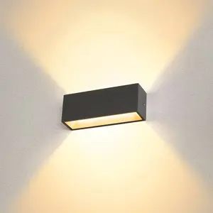 Comparateur de prix : SLV Sitra cube applique ext l up/down anthracite led 24w 3000k/4000k ip44 cct switch