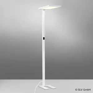 SLV WORKLIGHT, lampadaire, blanc, 79 W, 4000 K, 80° - Lampes d’ambiance, de table et sur pied