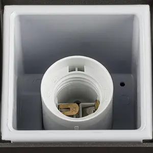 Comparateur de prix : Borne extérieure Grafit 90 à équiper E27 carré anthracite IP44 SLV