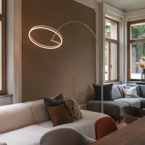 Comparateur de prix : SLV Lampe sur pied LED One Bow FL, blanc, acier, hauteur 232 cm, CCT