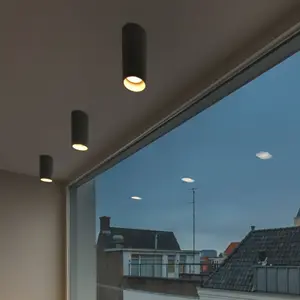 SLV Asto Tube downlight GU10 à 1 lampe noir pas cher