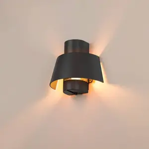 Comparateur de prix : SLV Applique murale Photoni, noir, aluminium, largeur 25 cm