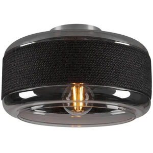 Comparateur de prix : SLV plafonnier Pantilo Rope 27, noir/gris/argent, verre