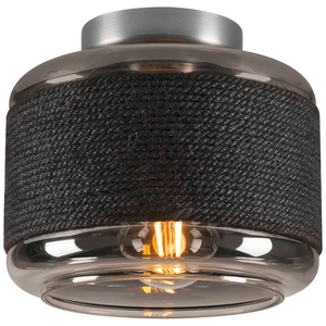 Comparateur de prix : SLV plafonnier Pantilo Rope 19, noir/gris/argent, verre