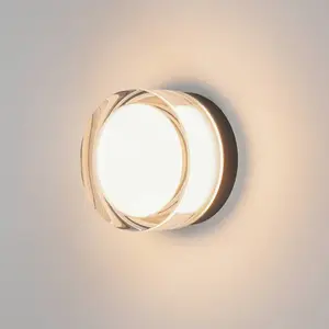 Comparateur de prix : SLV Applique murale LED Cyft, noir, aluminium, Ø 13,2 cm, CCT