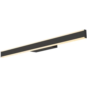 Comparateur de prix : SLV Applique pour salle de bain LED One Linear, 70 cm, noir, CCT