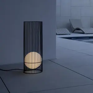 SLV Lampadaire Sun Grid Noir 2700k - 1008476 pas cher