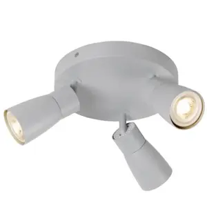 SLV Puri 2.0 Dome Projecteur à 3 sources lumineuses, GU10, 1008343,
