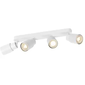 SLV Puri 2.0 Tube Projecteur à 4 sources lumineuses, GU10, 1008346,