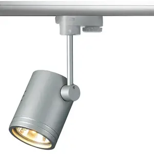 Rail 3 Allumages Bima I Spot Max 50w Gu10 Avec Adaptateur Argent Slv pas cher