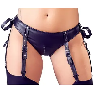 Comparateur de prix : Cottel Soutien-Gorge Harnais Ouvert & Culotte Porte-Jarretelles À Menottes
