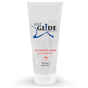 Lubrifiant Aromatisé FRAISE Just Glide 200ml pas cher