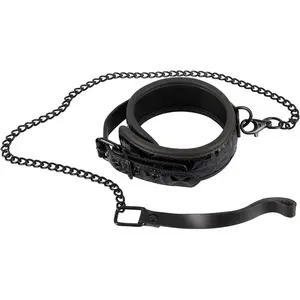 Bad Kitty Collier Choker & Laisse Noir