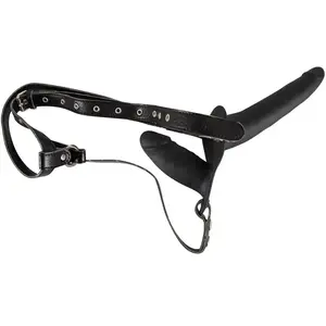 Comparateur de prix : Merkloos / Sans marque Double Gode Ceinture Black Silicone