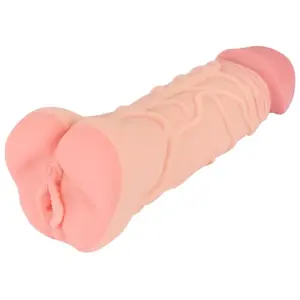 Nature Skin - Extension + Masturbateur 2-en-1 - 22 cm