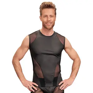 NEK Haut pour homme en similicuir - NoirVendu paramazon