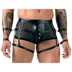 Svenjoyment Bondage Boxer Transparent Harnais & Menottes NoirVendu parrue-des-plaisirs