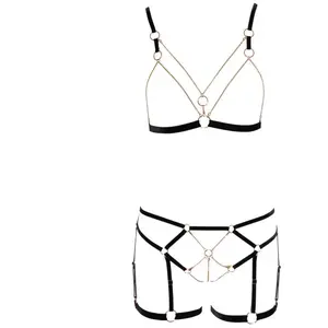 Ensemble harnais bijoux 2 pièces - Cotelli Lingerie pas cher