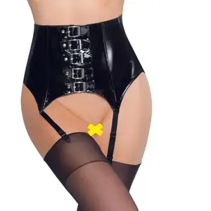 Porte-Jarretelles VINYL BELT Noir XS