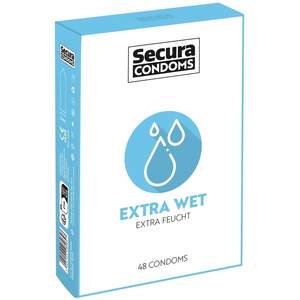 Préservatifs lubrifiés EXTRA WET x48 pas cher
