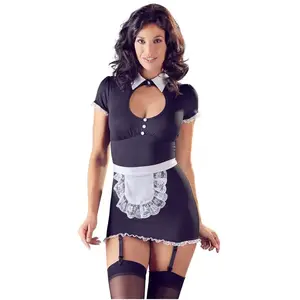 Cottelli Collection Costume de soubrette sexy avec porte-jarretelles
