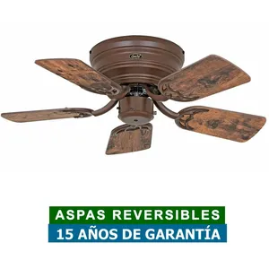 CASAFAN Ventilateur de plafond Classic Flat III en laiton brossé 75