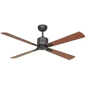 Casafan - Ventilateur De Plafond Eco Neo Iii 132 Bg Noir / Teck pas cher