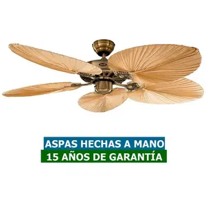 Ventilateur de plafond CasaFan 51320191 CLASSIC ROYAL lame de palmier pas cher
