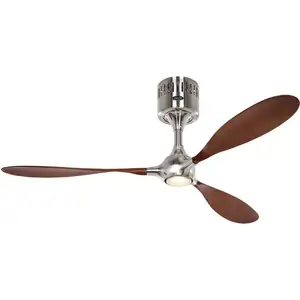 Comparateur de prix : Ventilateur de plafond Helico Paddel Noyer avec lumière