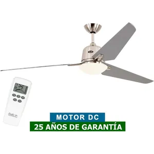 Comparateur de prix : CasaFan Ventilateur de plafond Eco Aviatos argenté 162 cm