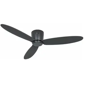Casafan 313284 Eco Plano II Ventilateur de Plafond 132cm 29W Noir pas cher