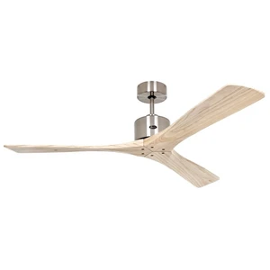 Comparateur de prix : Casafan - Ventilateur de plafond Macau Chrome / Bois naturel