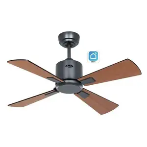 Comparateur de prix : Casafan 952011w Eco Neo Iii 92cm Ventilateur de Plafond Noir et Teck avec Wifi