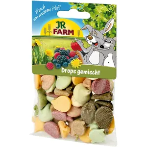 75g Mélange de drops JR Farm pour rongeur - Friandise pour rongeur pas cher