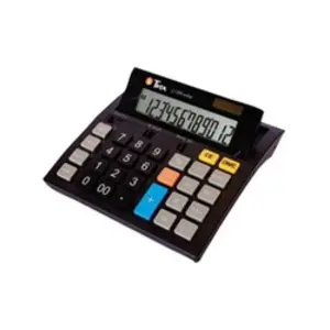 Comparateur de prix : Schneider Triumph adler calculatrice de bureau j-1200 solar écran large